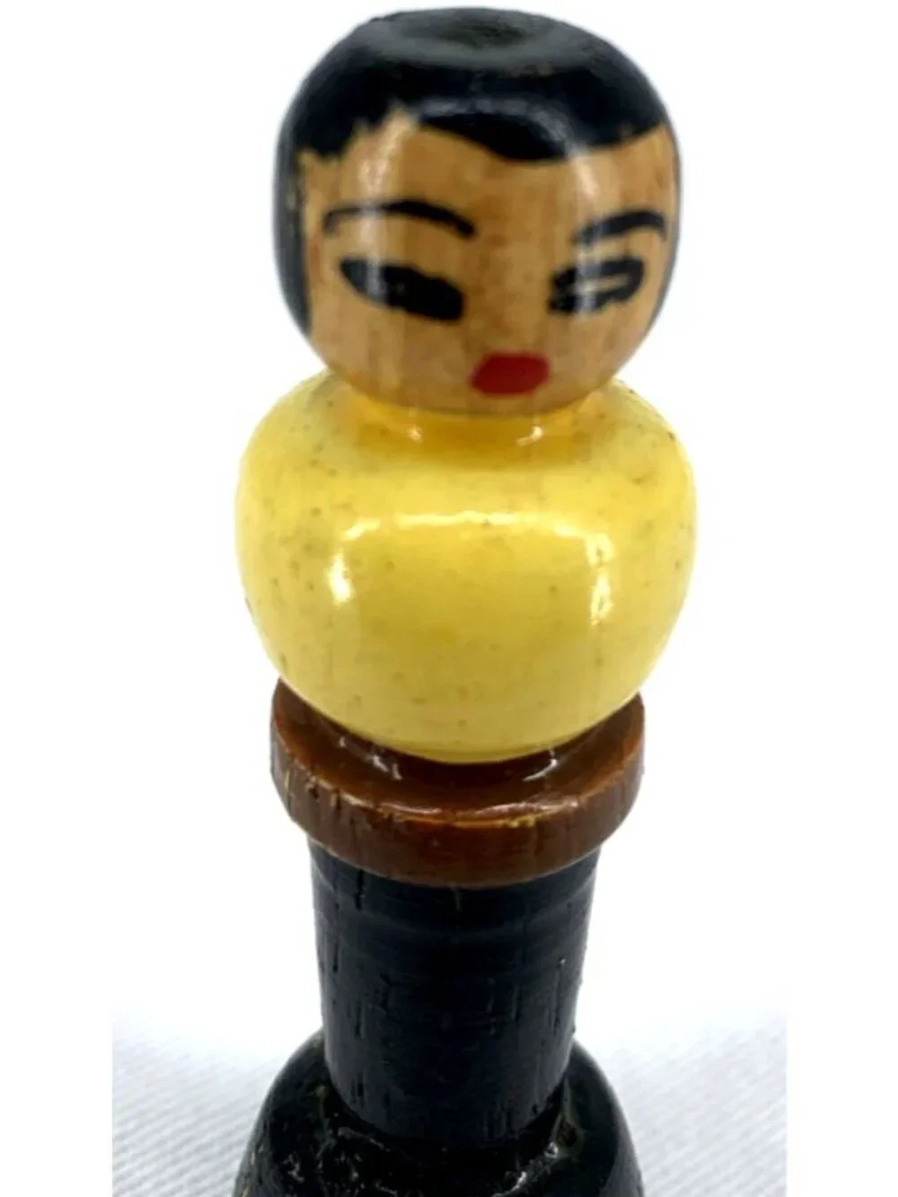 Mini Kokeshi Doll Japanese Wooden Hand Painted Small Traditional 2.5